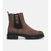 s.Oliver Bottines brun foncé / noir