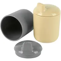 Dantoy Gobelets Anti-Mush Beige/Mocca, 2lg.