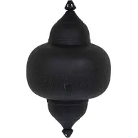Safaary Lampe murale arabe Samia Noir Or 42 x 22 x 66cm