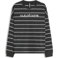 Bershka T-Shirt noir / blanc