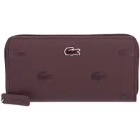 Lacoste Porte-monnaies mélange de couleurs / bordeaux