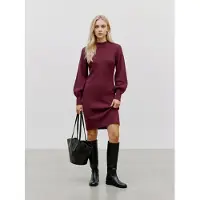 Vero Moda Robes en maille 'VMHARPER' bourgogne