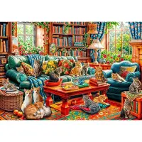 Blue Bird Puzzle Salon Cosy - 1000 pièces
