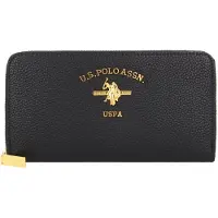 U.S. POLO ASSN. Porte-monnaies 'Stanford' or / noir