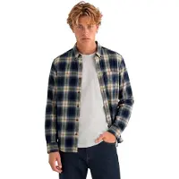Superdry Cotton Lumberjack Long Sleeve Shirt Bleu 3XL Homme