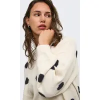 ONLY Pull-over 'ONLRica' crème / noir
