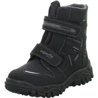 Superfit Bottes 'Husky' brun foncé / gris / violet pastel / blanc