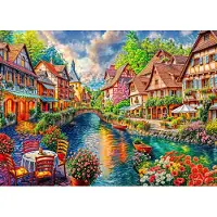 Blue Bird Puzzle Balade le Long du Canal - 1500 pièces