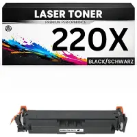 PrintAbout Toner compatible pour HP 220X (W2200X) - Noir - Grande capacité