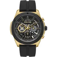 Police Montre à affichage analogique 'Chronograph Warren' noir