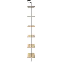 vidaXL Étagère Chêne sonoma 60 x 24 x 203 cm Bois d'ingénierie
