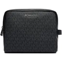 Michael Kors pour homme. 33F6LHDN3B Trousse de toilette Hudson noire (OSFA), Casuel, PVC