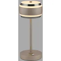 Paul Neuhaus Lampe de table LED Pure Falling Rings Bronce