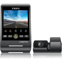 AZDome Caméra De Tableau De Bord A229 Pro 2ch 4k + 2k Wifi Gps
