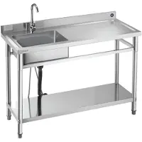 OEM Évier cuisine utilitaire en acier inoxydable