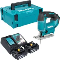 Makita DJV 186 RTJ Akku Pendelhubstichsäge 18 V + 2x Akku 5,0 Ah + Ladegerät + Makpac