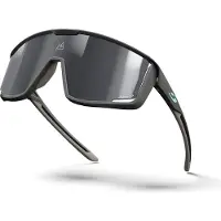 Julbo Lunettes de soleil Fury, modèle transparent gris/CAT3