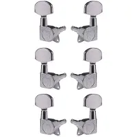 Wilkinson 191-CLR lot de 6 mécaniques pour guitare, chrome