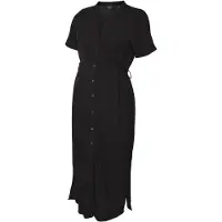 Vero Moda Vica Maternity Short Sleeve Dress Noir XS Femme