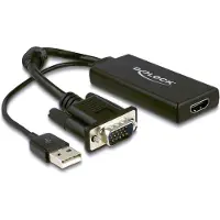 DeLOCK Adaptateur VGA vers HDMI -