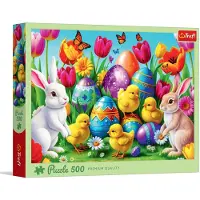 Trefl Puzzle Prairie de Pâques 500 poupées