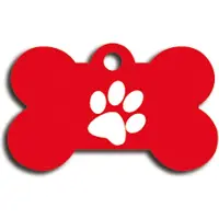 Imarc Médaille Pour Animaux H141231r Small Bone 3x2 Cm