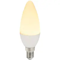 Nordlux Smart LED bulb - éclairage intelligent - Ø 3,5 x 10,7 cm - E14 - 4,7W - fonction de gradation et couleur de lumière réglable via l'appli - blanc.