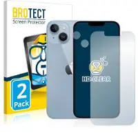 BROTECT Protection Clair (Apple iPhone 14), Téléphone portable : film de protection, Transparent