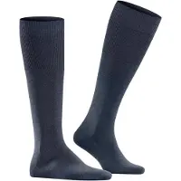 Falke Mi-bas bleu foncé, Unicolore