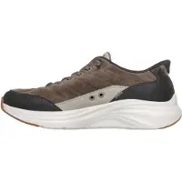 SKECHERS Baskets basses 'CONTOUR FOAM-CORDELUX' olive / noir