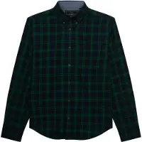 Superdry Chemise marine / vert foncé / noir