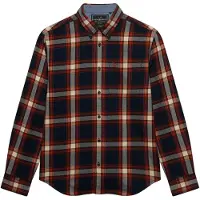Superdry Homme Chemise Lumberjack en Coton à Manches Longues Navy Taille: L