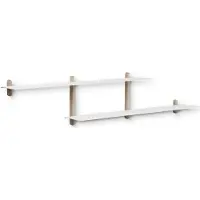 Gejst - Nivo Etagère Large H Clair Chêne/Blanc