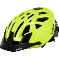 Bolle *A* Casque de vélo Bollé jaune fluo, taille 54/58, avec éclairage LED