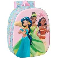 Disney Princess Sac à dos Disney Princesses, 8,64 litres, dimensions 32x43x14 cm, couleur rose, pour enfants, taille unique