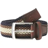 Jan Vanderstorm Ceinture marron, Rayé