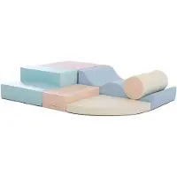 IGLU Soft Play Explorer Set Briques souples Briques géantes en mousse - (Pastel clair)