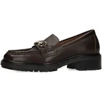 Manfield Chaussure basse marron / noir
