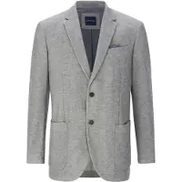 Babista Modern Fit Veste gris, À motifs
