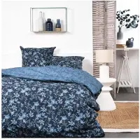 TODAY Parure de lit - 240 x 260 cm - coton avec impression de fleurs