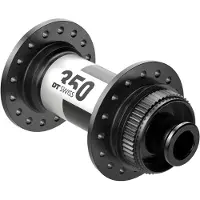 Dt Swiss 350 Classic Cl Disc Road Front Hub Argenté 28H / 12 x 100 mm