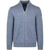 State of Art Vestes en maille bleu