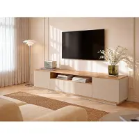 Skye Decor , Veramont - Cashmere, Atlantic Pine, meuble TV, cachemire, panneau aggloméré 100 % mélaminé, 180 x 44,5 x 44,6 cm