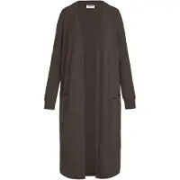 Noisy May Manteau en tricot 'NMCity' brun foncé