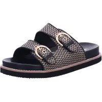 Rieker Mule 'Pantolette Damen V9584 00 Kunststoff (Synthetik) in schwarz' noir