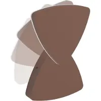 Eglo Applique LED PEDERSANO 8W triangulaire marron