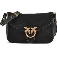 Pinko Sac bandoulière 'LOVE SATCHEL MINI SUEDE 107656 A0F6' noir