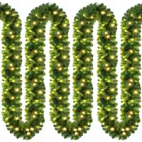 Casaria Guirlande lumineuse de Noël en sapin 5m 100 LED