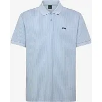 BOSS pour homme. 50559355 Polo Birdie bleu (S), Casuel, Coton, Manche courte