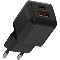 Xtorm Chargeur 45W NextGen, Technologie GaN, USB-C et USB-A, Power Delivery, Plastique Recyclé GRS - Noir